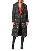 Allsaints Lottie Camo Plaid Coat