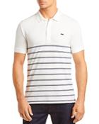 Lacoste Stripe-accented Regular Fit Polo Shirt - 100% Exclusive