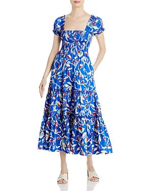 Tory Burch Tiered Printed Dress