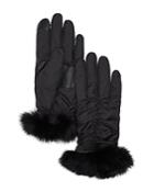 Echo Tech Gloves With Rabbit Fur Cuff