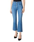J Brand Lillie High-rise Crop Flare Jeans In Heart
