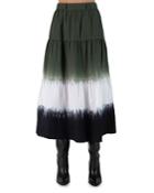 Derek Lam 10 Crosby Lynne Tie Dyed Tiered Skirt