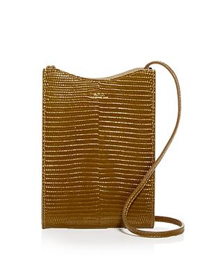 A.p.c. Jamie Leather Neck Pouch Crossbody
