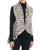 Sioni Cheetah Print Knit Vest - Compare At $108