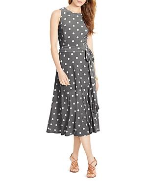 Lauren Ralph Lauren Polka Dot Print Dress