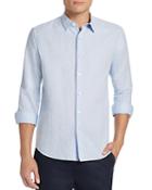 Theory Rammy Rotuma Cotton Linen Slim Fit Button-down Shirt