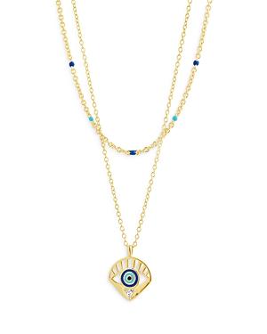 Sterling Forever Alessandra Layered Necklace, 20