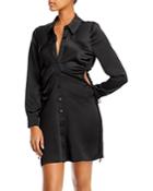 Wayf Daniela Side Cutout Shirtdress