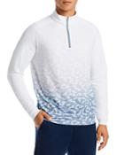 Peter Millar Perth Dip Dye Camo Quarter Zip Performance Pullover