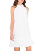 1.state Cotton Eyelet Halter Dress