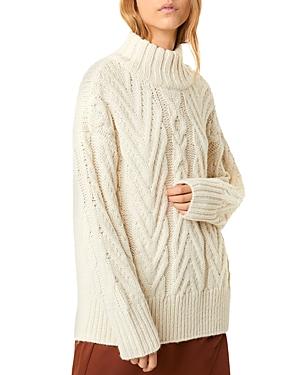 French Connection Nissa Chunky Cable-knit Sweater