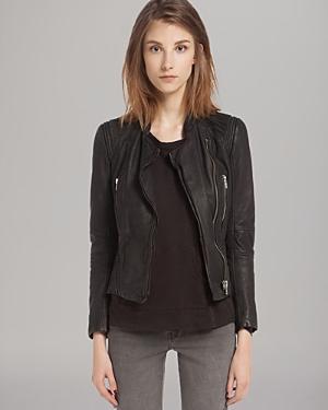 Maje Leather Jacket - Designer