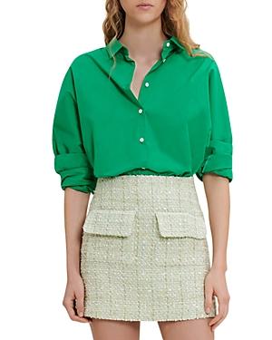 Maje Jinova Shiny Tweed Skirt