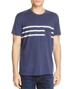 7 For All Mankind Stripe-detail Pocket Tee