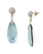 Alexis Bittar Pave Lucite Post Earrings