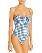 Faithfull The Brand Manon Gingham One Piece Swimsuit