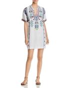 Johnny Was Clover Embroidered Tunic Dress