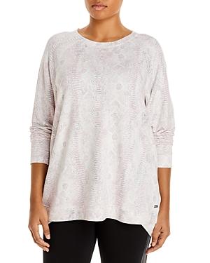 Marc New York Plus Snake Print Fleece Pullover Sweatshirt