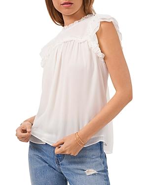 1.state Tie Dyed Flutter Sleeve Blouse