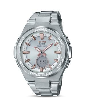 G-shock G-ms Silver-tone Watch, 38.4mm