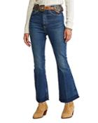 Polo Ralph Lauren Crop Flare Jeans In Pennings Wash