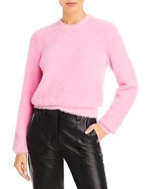 Alexanderwang Fuzzy Crewneck Pullover Sweater