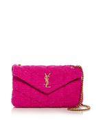 Saint Laurent Puffer Toy Quilted Boucle Tweed Crossbody