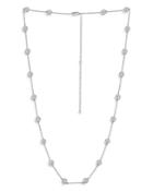 Unique Designs 14k White Gold Diamond Bezel Statement Necklace, 23 (63% Off) - Comparable Value $10,750