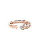 De Beers Forevermark Avaanti Pave Diamond Closed Ring In 18k Rose Gold, 0.20 Ct. T.w.