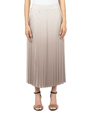Peserico Midi Plisse Skirt With Basque