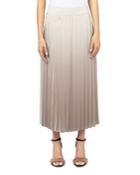 Peserico Midi Plisse Skirt With Basque