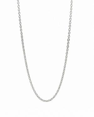 Pandora Necklace - Oxidized Silver Chain, 17.7