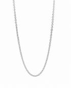 Pandora Necklace - Oxidized Silver Chain, 17.7