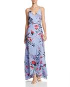 Yumi Kim Floral Wrap Maxi Dress