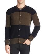 Pringle Of Scotland Wool Vintage Stripe Cardigan Sweater