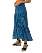 Karen Millen Tiered Floral Maxi Skirt