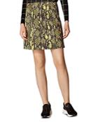 Karen Millen Snakeskin-print Skirt