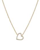 Nadri Valentine's Day Pave Open Heart Necklace, 16