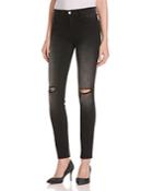 J Brand Mid Rise Skinny Jeans In Washed Black - 100% Bloomingdale's Exclusive