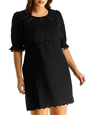 Estelle Plus Rita Ladder Trim Dress