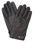 Ted Baker Braided Weave Panel Leather Glove