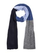 Echo Recycled Color Block Featherweight Knit Wrap