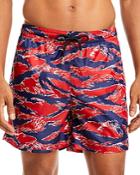 Moncler Abstract Print Swim Shorts