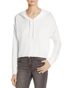 Michelle By Comune O'donnell Cropped Hoodie Sweatshirt
