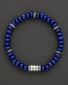 John Hardy Men's Batu Bedeg Silver Beads Bracelet With Lapis Lazuli