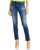 Ag Mari High Rise Slim Straight Jeans In 12 Year Idiosyncratic