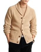 Polo Ralph Lauren Wool & Cashmere Regular Fit Shawl Collar Cardigan
