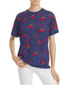 Banner Day Cherry Embroidered Tee