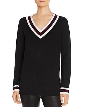 C By Bloomingdale's Varsity Stripe Cashmere Sweater - 100% Exclusive