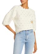 Rebecca Taylor Embellished Pullover Sweater